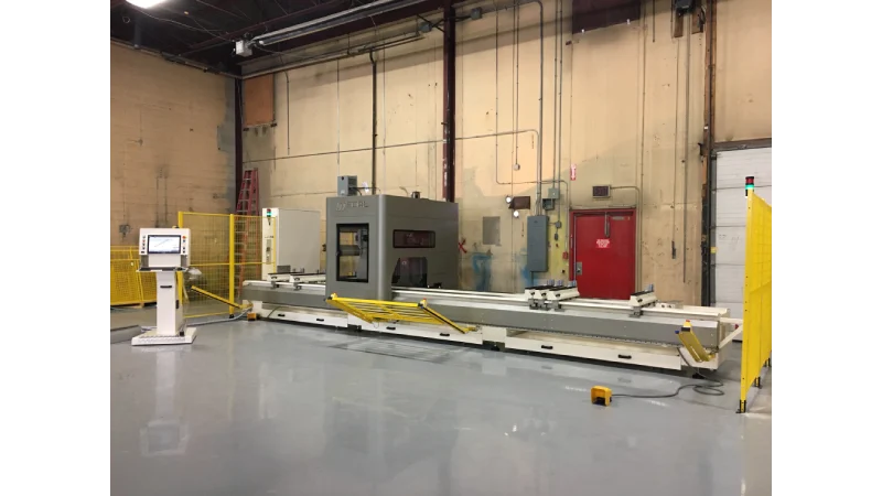 CNC profile machining centres 4axes mecal ariel int machinery installation 3