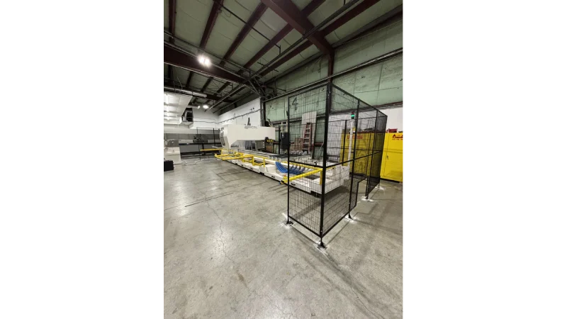 CNC profile machining centres 4axes mecal atlas installation 2
