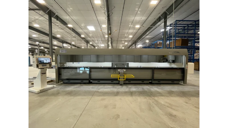 CNC profile machining centres 4axes mecal gianos installation 1