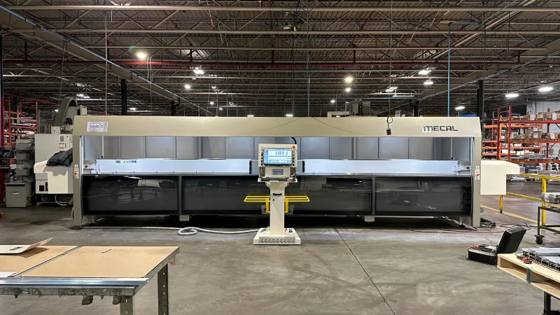 CNC profile machining centres 4axes mecal gianos installation 2