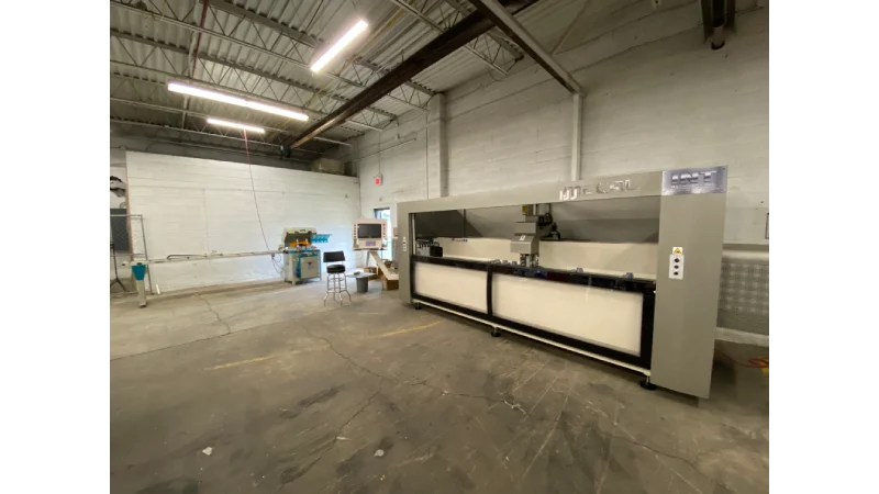 CNC profile machining centres 4axes mecal nike installation 5