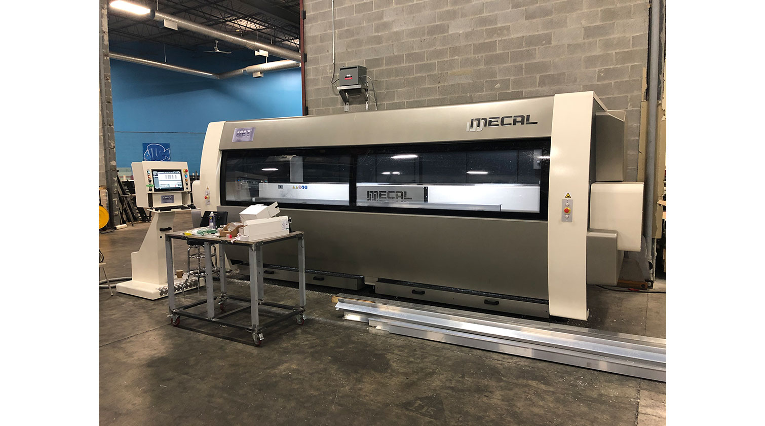 INT aluminum CNC Mecal Falcon installed in Vaughan ON 1