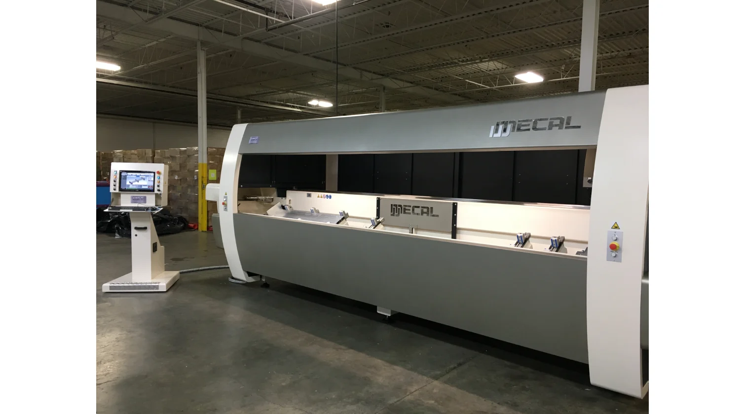 int machinery CNC profile machining centres 4axes mecal falcon installation 11