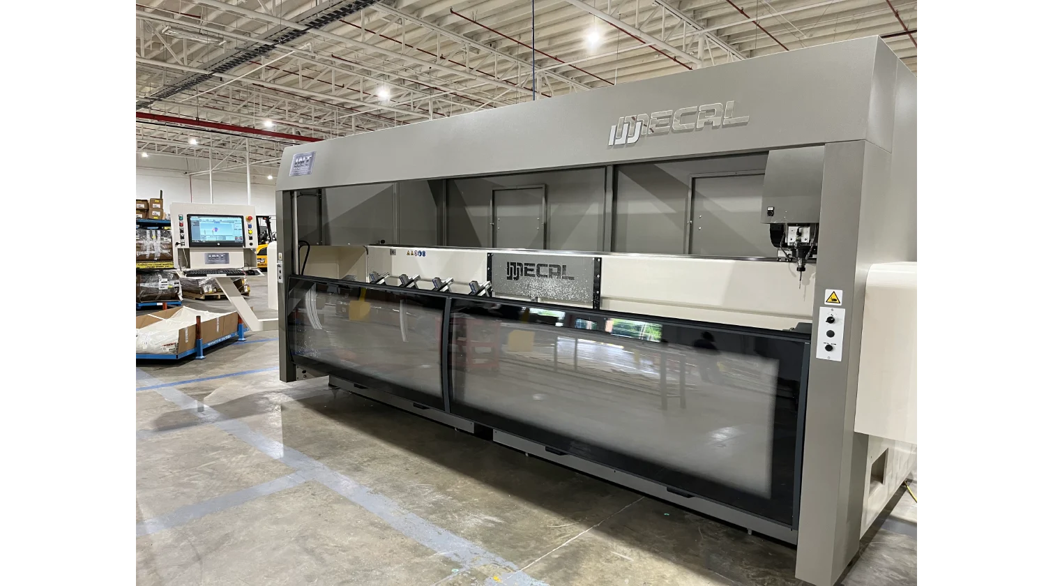 int machinery CNC profile machining centres 4axes mecal kosmos installation 11