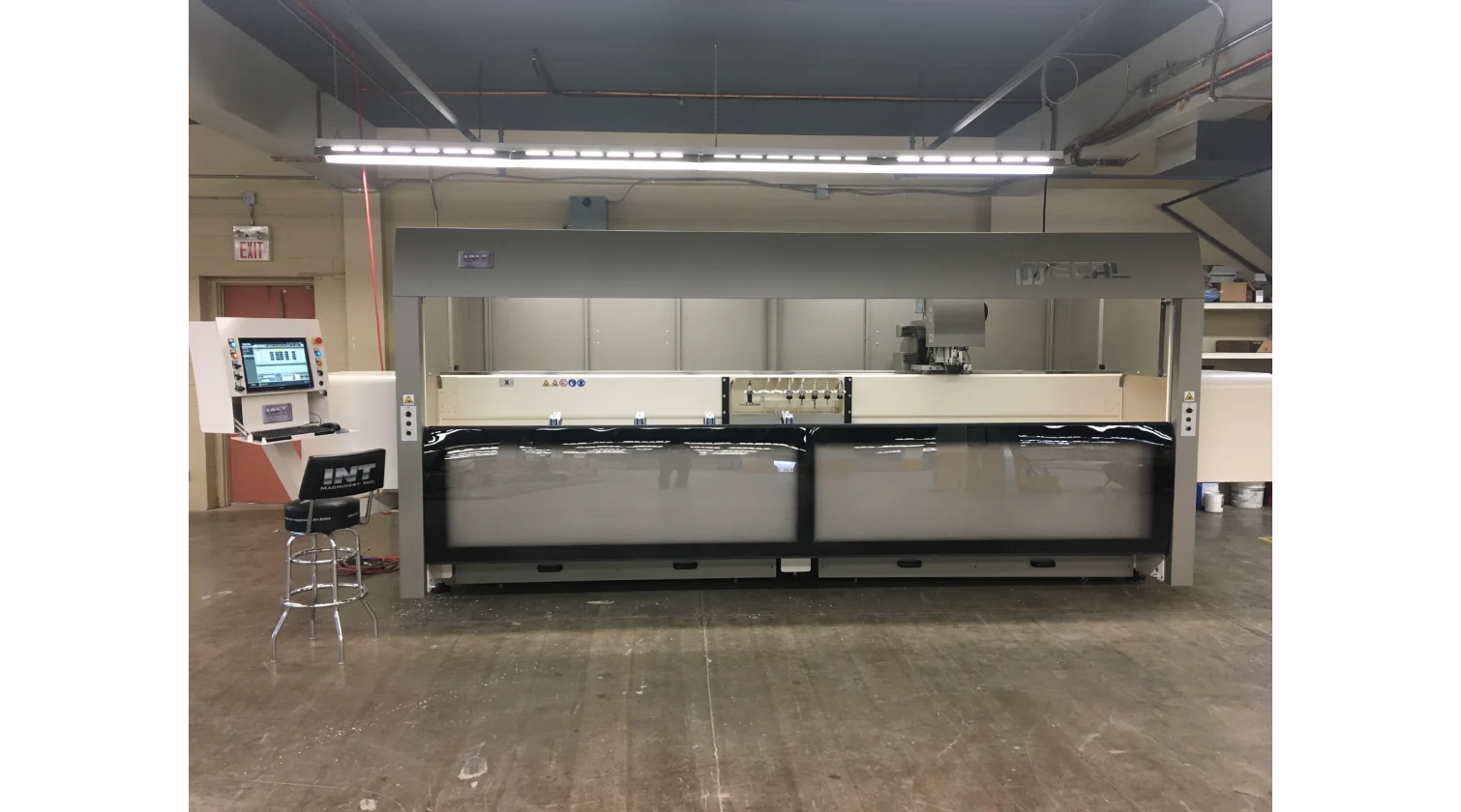 int machinery CNC profile machining centres 4axes mecal kosmos installation 13