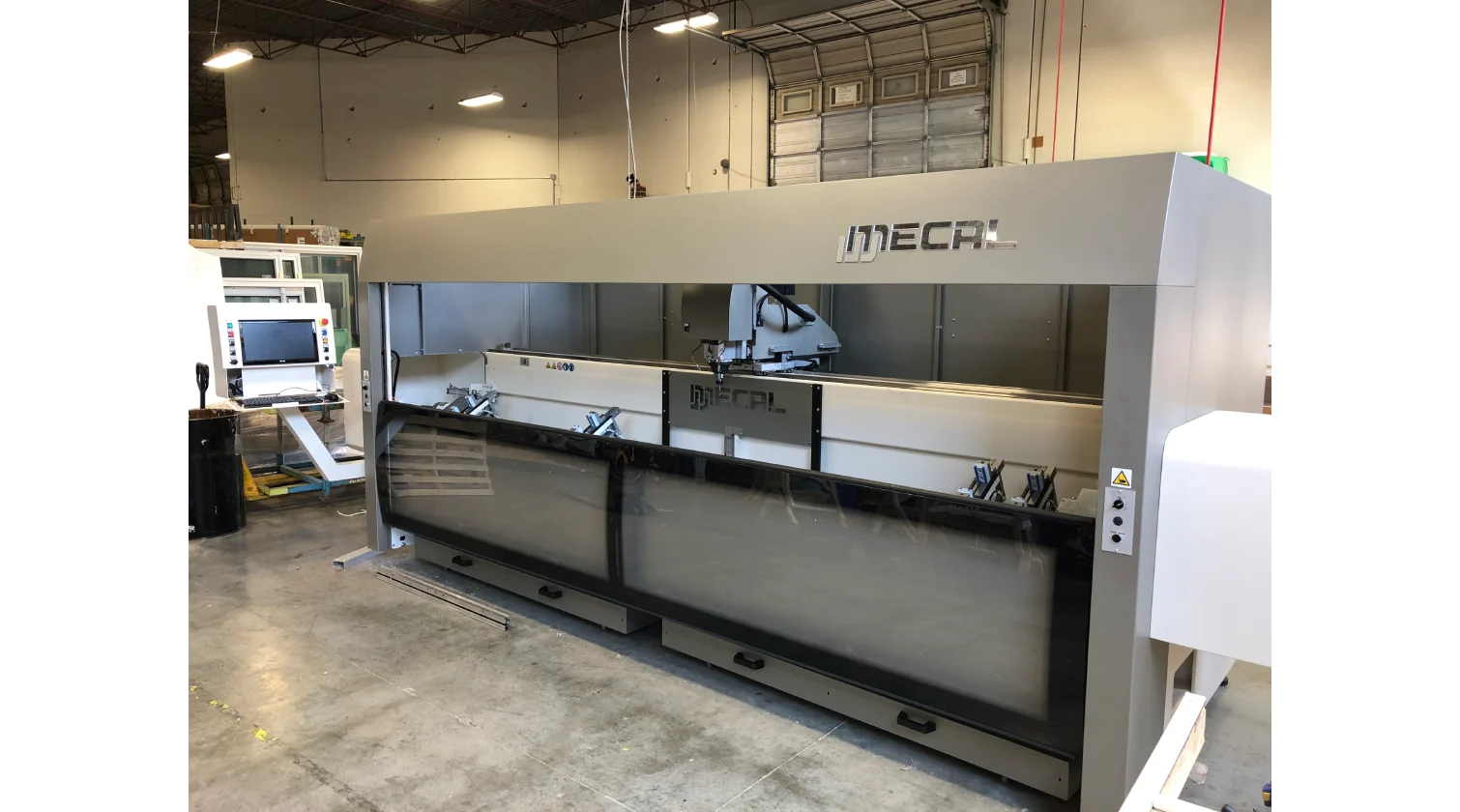 int machinery CNC profile machining centres 4axes mecal kosmos installation 5