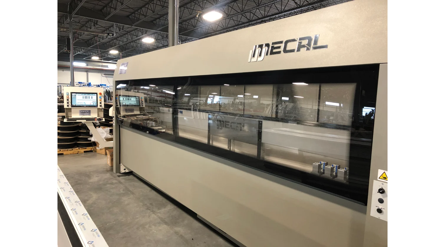 int machinery CNC profile machining centres 4axes mecal kosmos installation 7