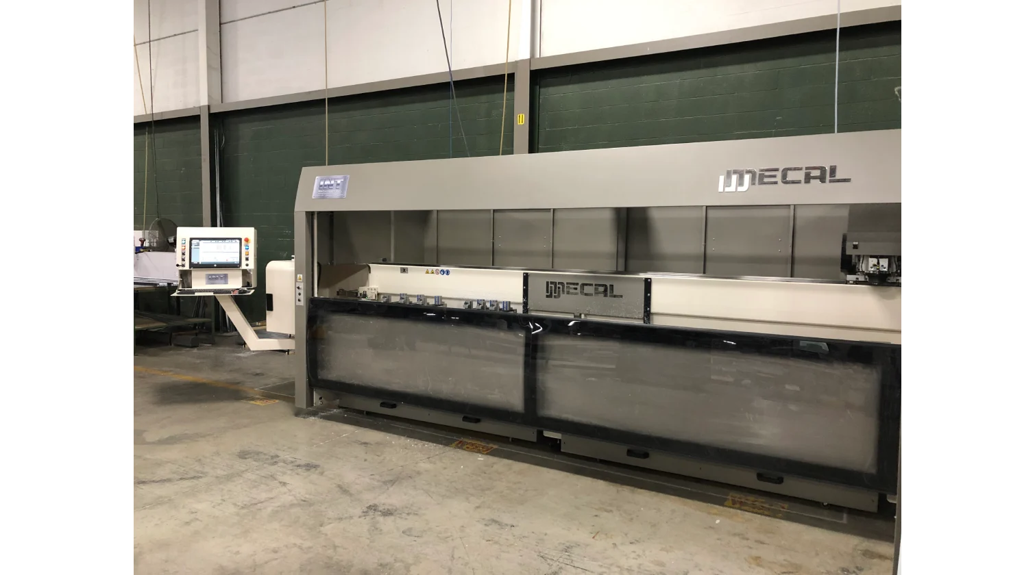 int machinery CNC profile machining centres 4axes mecal kosmos installation 8
