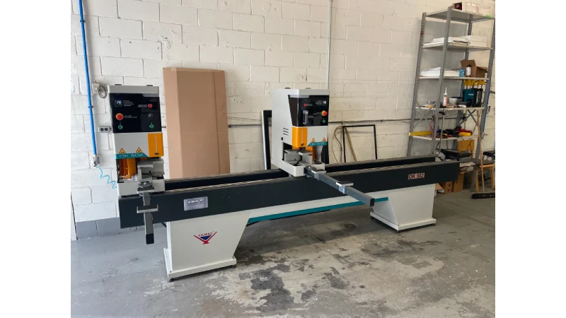 int machinery PVC vinyl two point welder yilmaz DK 502 installation 2