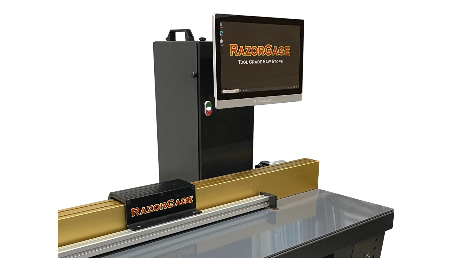 RazorGauge RG3 - Motorized Material Stop