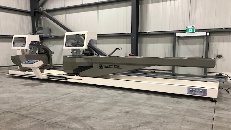 int machinery double mitre saw compound Mecal TDC 622 Edgemaster 1