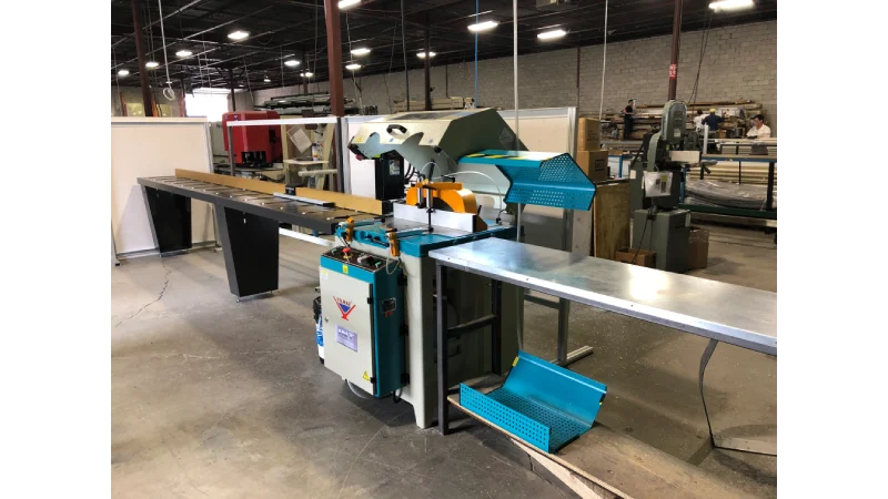 int machinery single head saw up cut saw ACK 420 installation in brampton