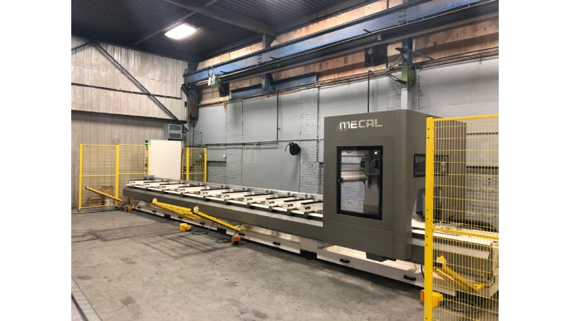 CNC profile machining centres 4axes mecal ariel int machinery installation 2