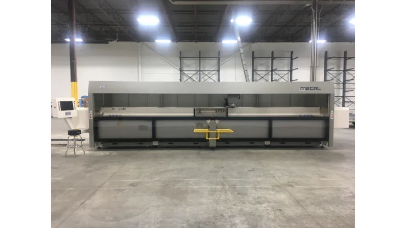 CNC profile machining centres 4axes mecal gianos installation 3