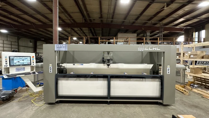 CNC profile machining centres 4axes mecal nike installation 2