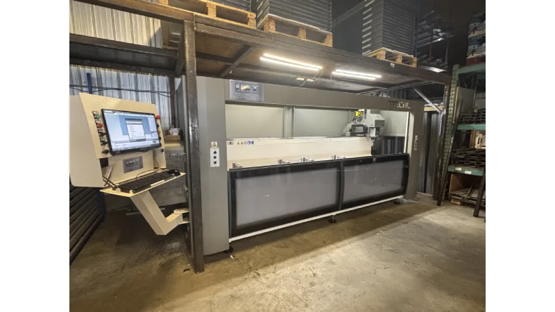 CNC profile machining centres 4axes mecal nike installation 3