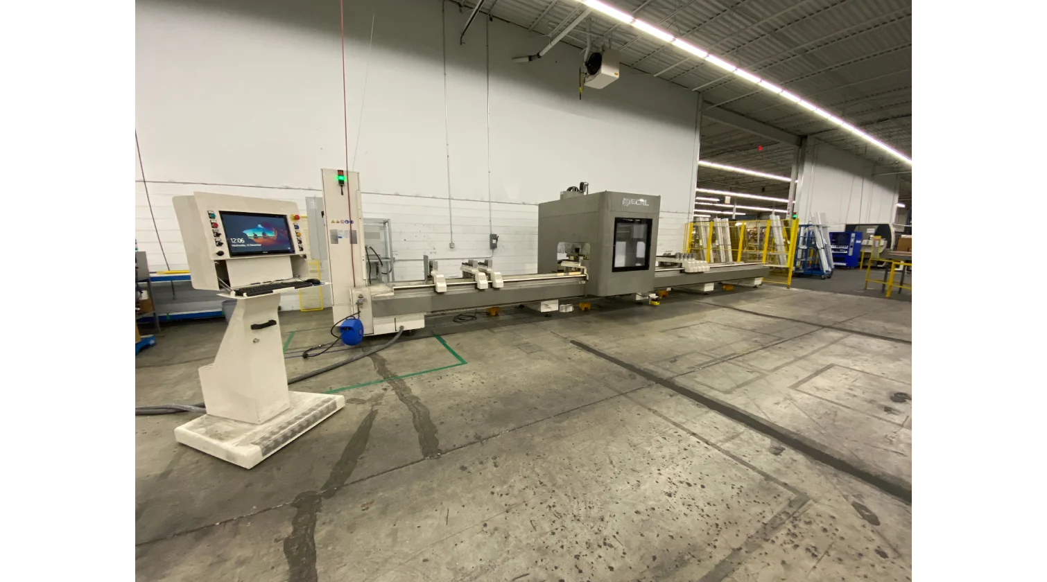 CNC profile machining centres 5axes mecal ariel5 int machinery installation 4
