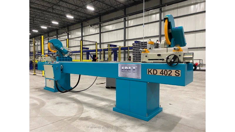 int machinery double mitre saw down stroke Yilmaz KD 402 S installation