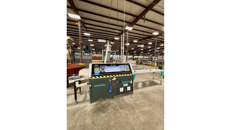 int machinery automatic cutting saw Yilmaz SK500 installation in us
