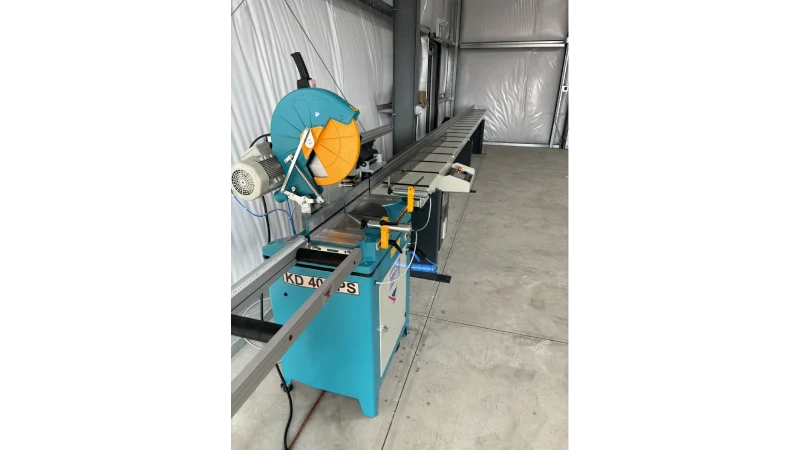 int machinery single head saw down cut saw KD 400PS installation 1
