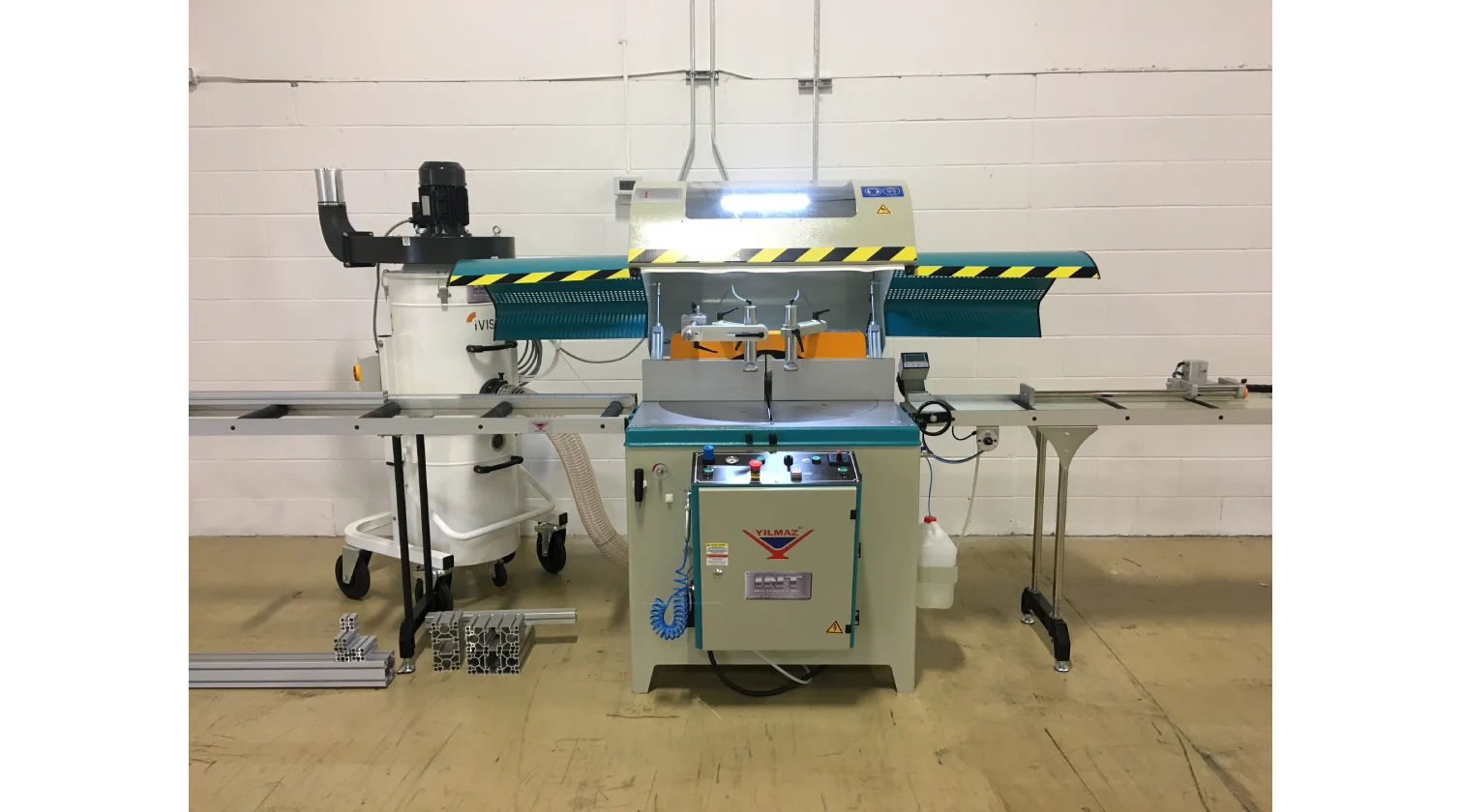 int machinery aluminum dust collector iVision iV2 1 installation 2