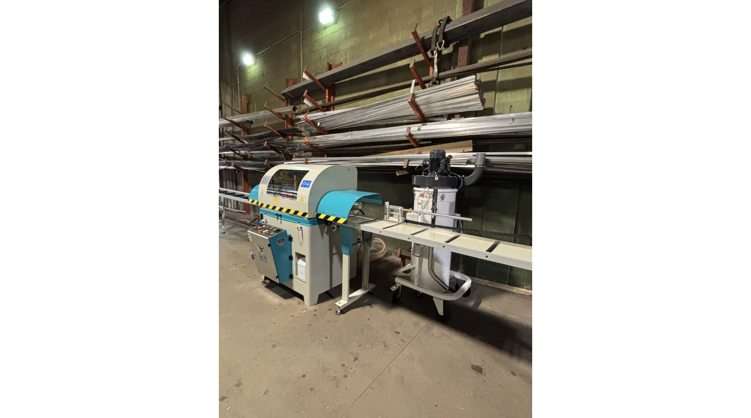 int machinery aluminum dust collector iVision iV2 1 installation 5