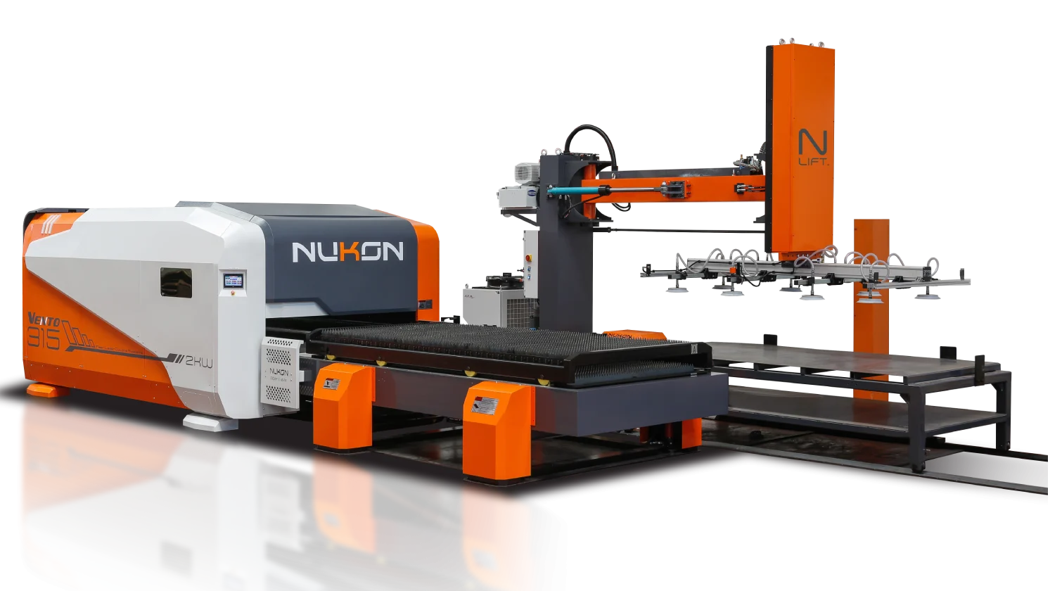 int machinery laser cutting machines automation systems nukon n lift main