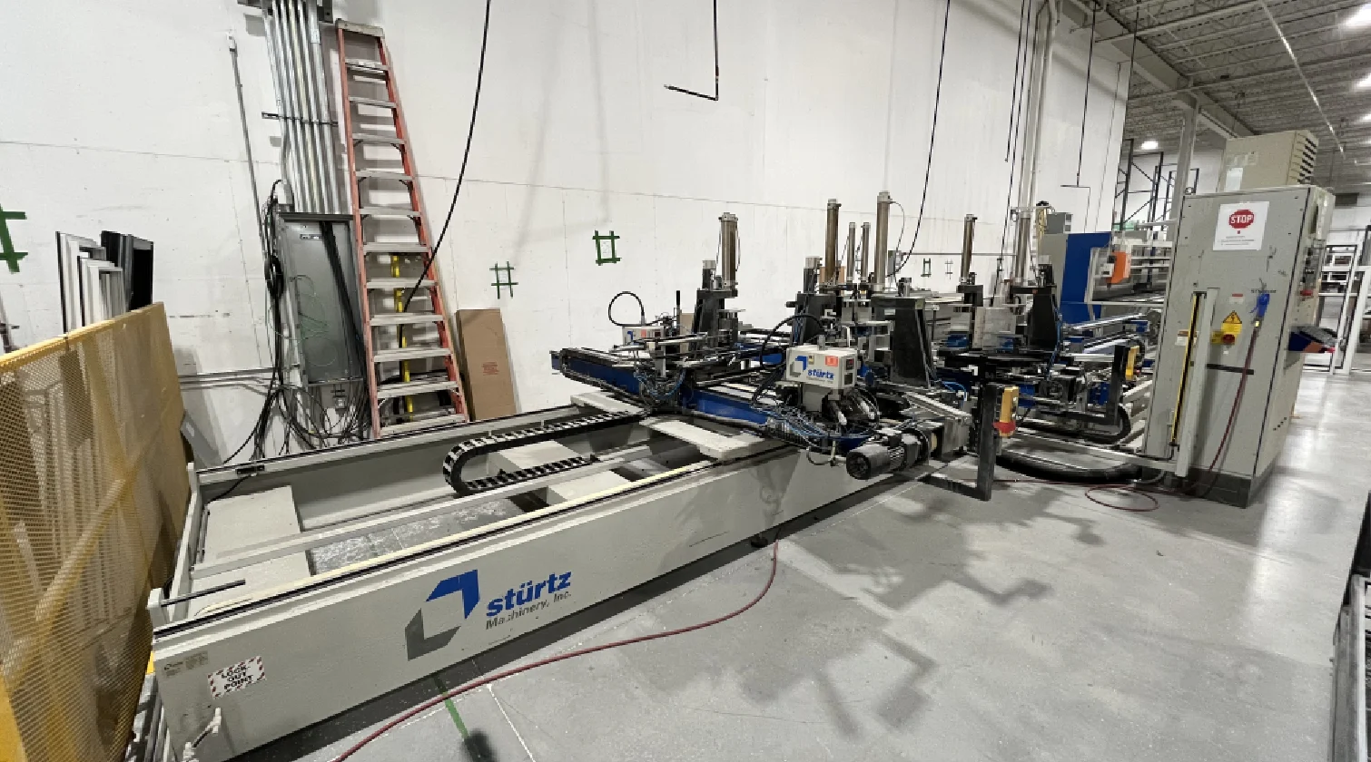 int machinery used machinery shturz 4 points welder double stack main